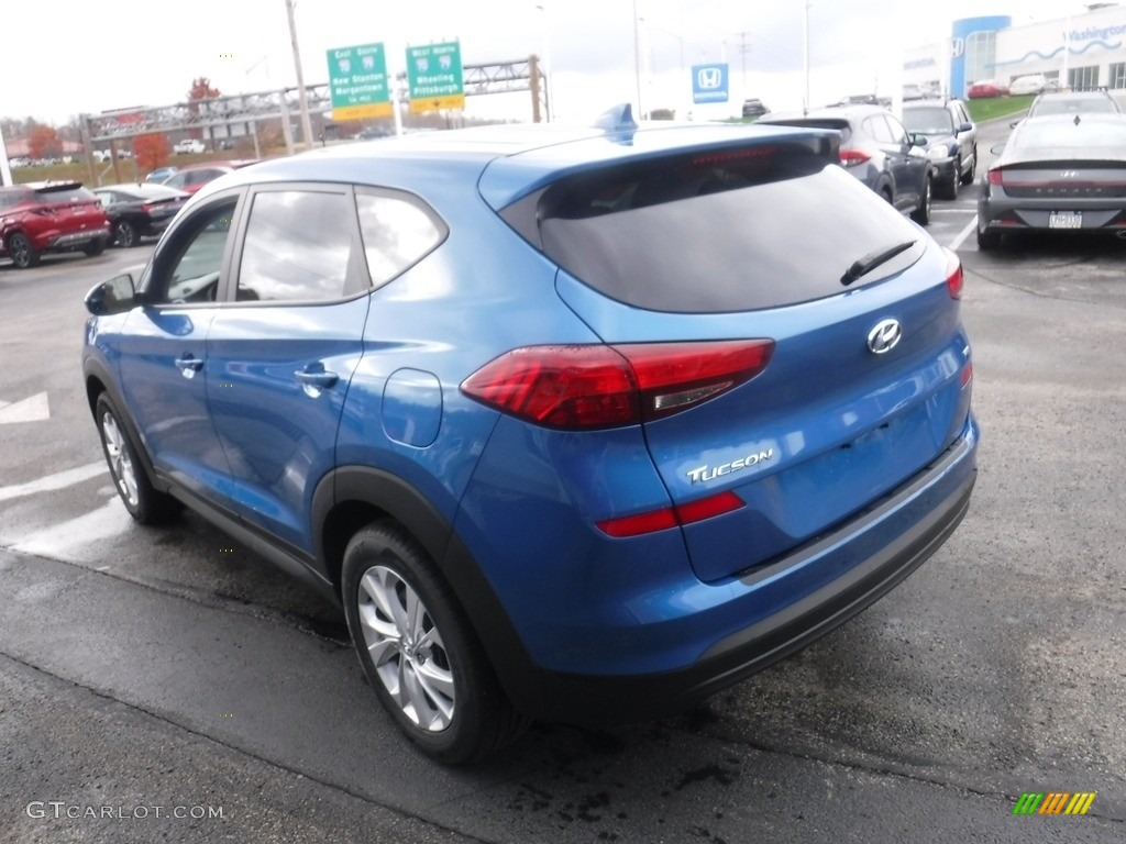 2019 Tucson SE AWD - Aqua Blue / Black photo #6