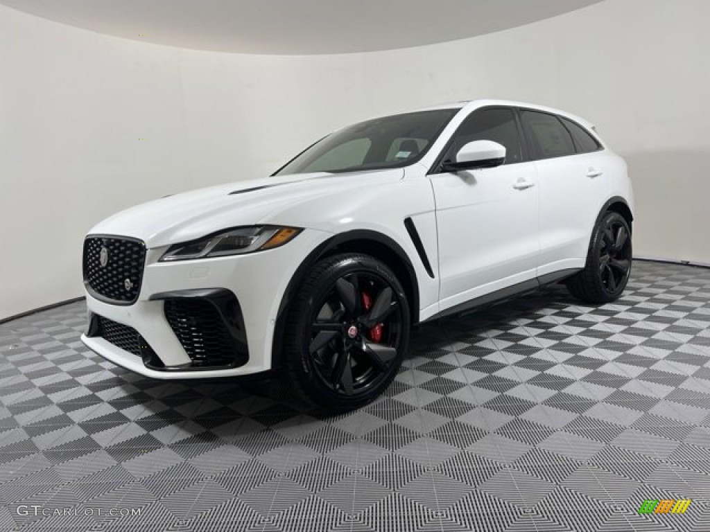 Fuji White 2023 Jaguar F-PACE SVR Exterior Photo #145112611