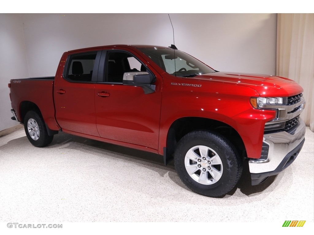 2021 Silverado 1500 LT Crew Cab 4x4 - Cherry Red Tintcoat / Jet Black photo #1