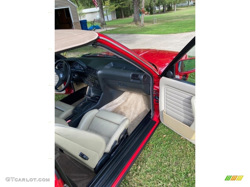 1987 BMW 3 Series 325ic Cabriolet Front Seat Photo #145113050