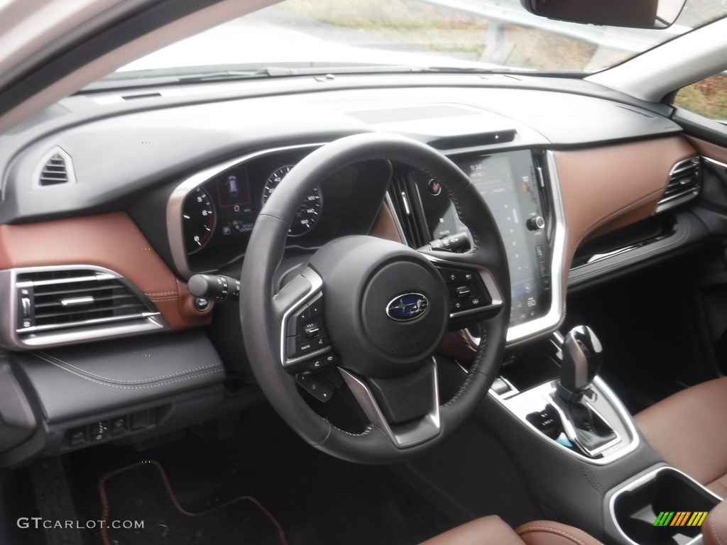 2022 Outback Touring XT - Crystal White Pearl / Java Brown photo #25