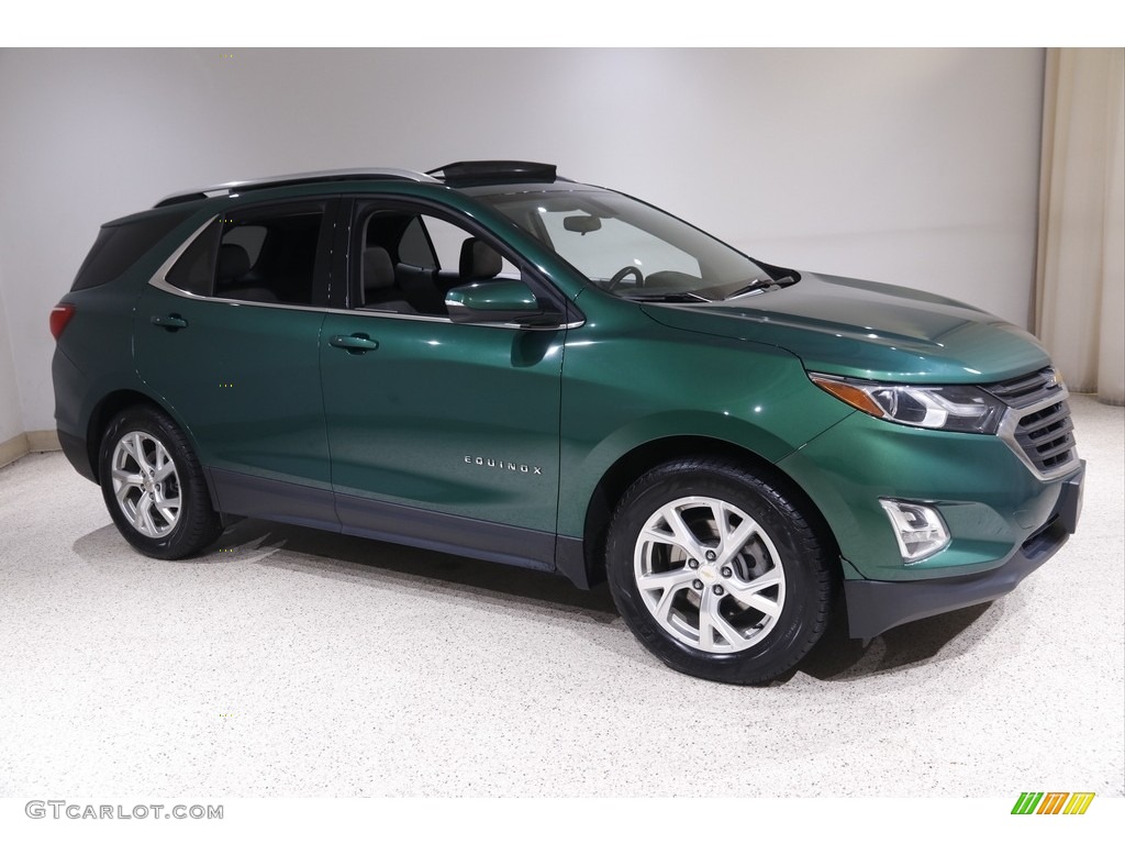 2018 Equinox LT - Ivy Metallic / Medium Ash Gray photo #1