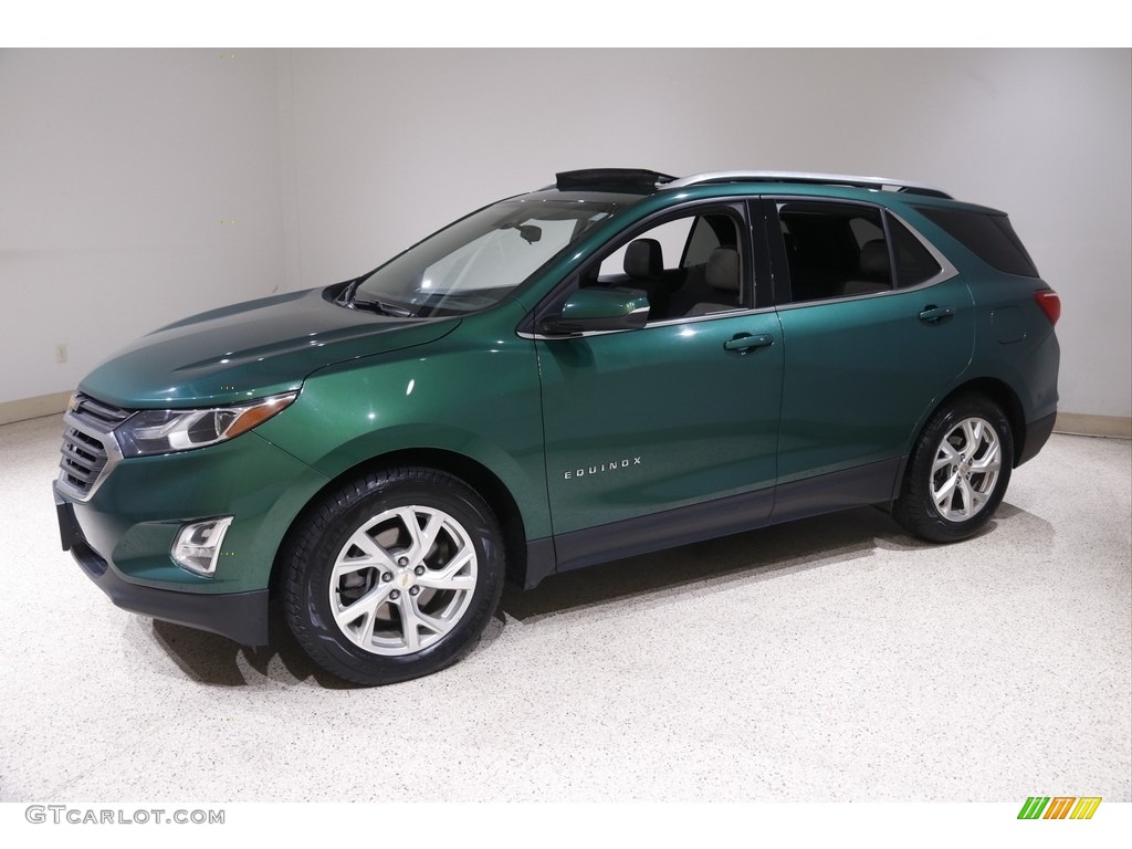 2018 Equinox LT - Ivy Metallic / Medium Ash Gray photo #3