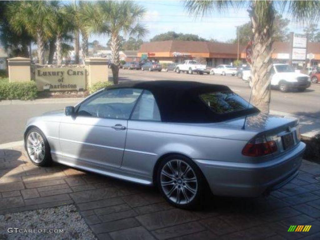 2005 3 Series 330i Convertible - Titanium Silver Metallic / Anthracite Black photo #3