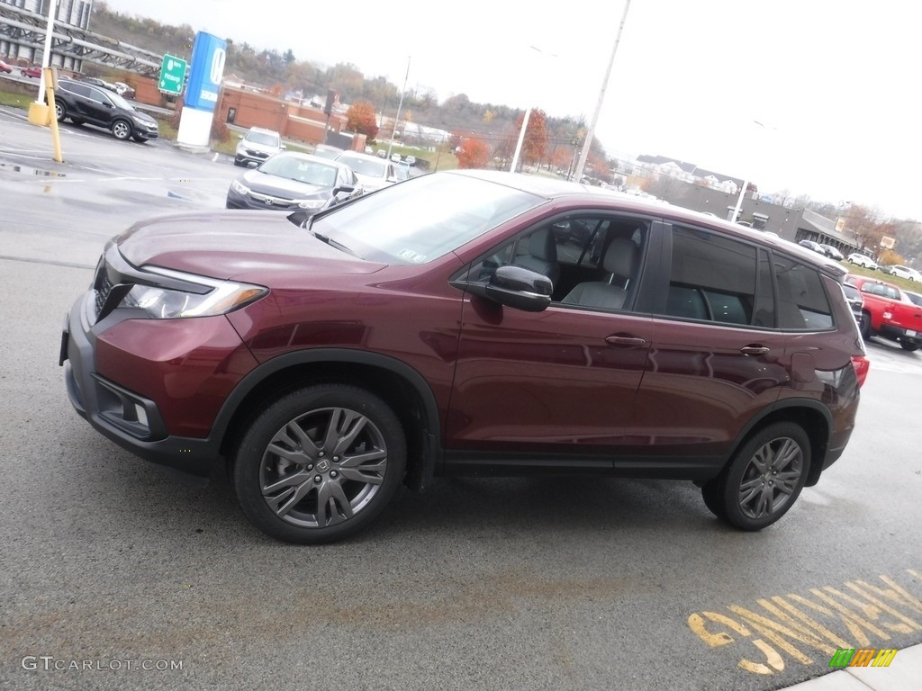 2020 Passport EX-L AWD - Deep Scarlet Pearl / Gray photo #7