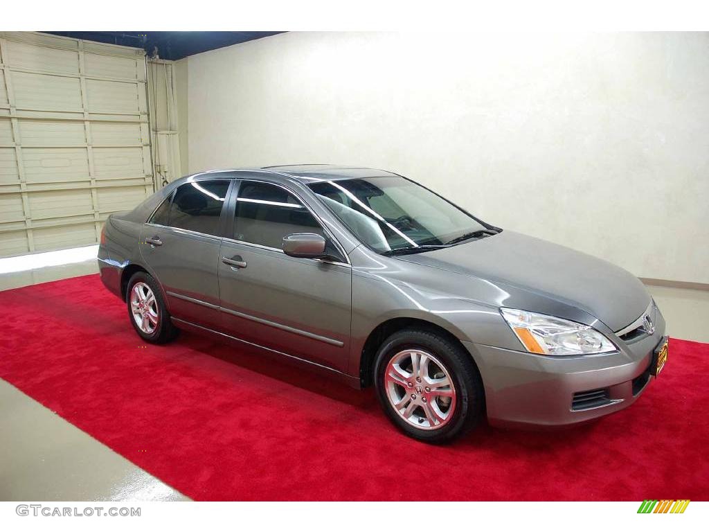 2007 Accord EX Sedan - Carbon Bronze Pearl / Ivory photo #1