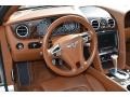 2012 Bentley Continental GTC Dark Bourbon Interior Steering Wheel Photo