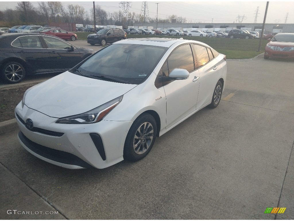 2021 Prius Limited - Wind Chill Pearl / Black photo #1