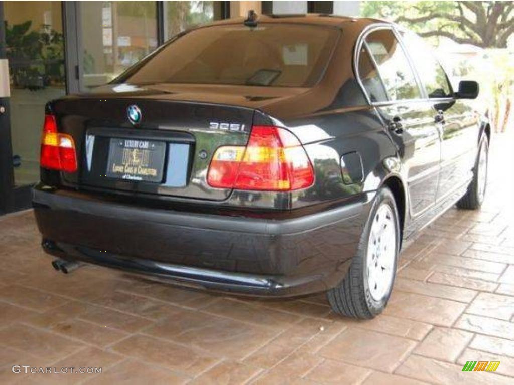 2004 3 Series 325i Sedan - Black Sapphire Metallic / Sand photo #12