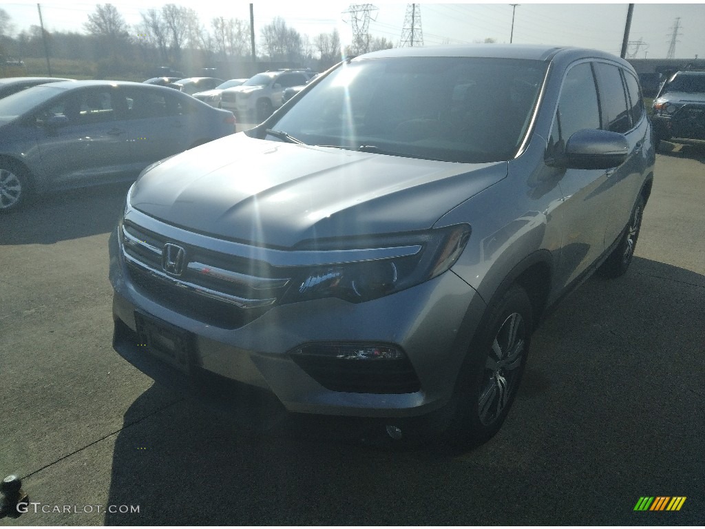 2016 Pilot EX AWD - Lunar Silver Metallic / Gray photo #1