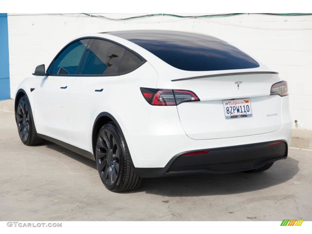 2022 Model Y Performance AWD - Pearl White Multi-Coat / White/Black photo #2