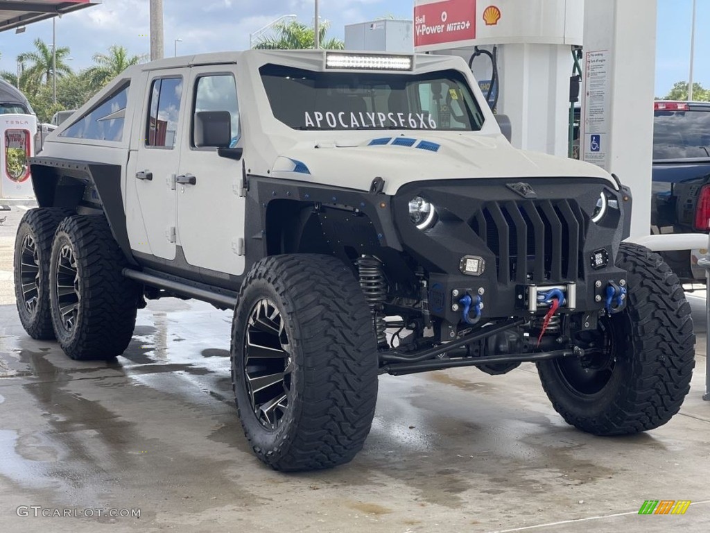 Bright White 2022 Jeep Gladiator Apocalypse Hellfire 6x6 Exterior Photo #145116513