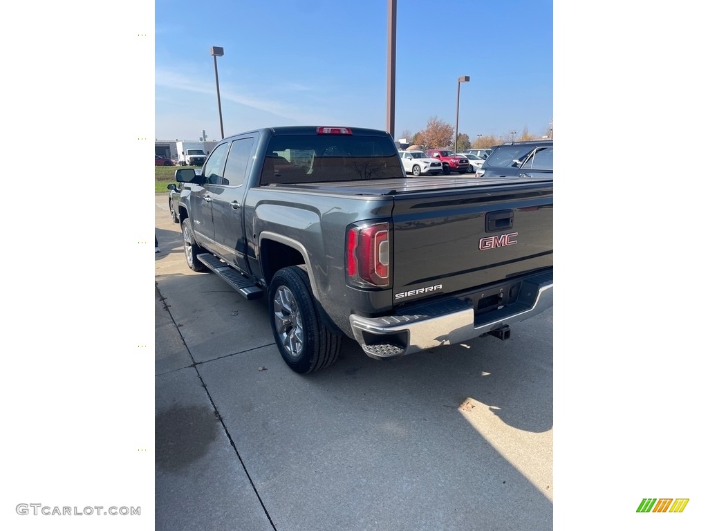 2017 Sierra 1500 SLT Crew Cab 4WD - Pepperdust Metallic / Jet Black photo #2