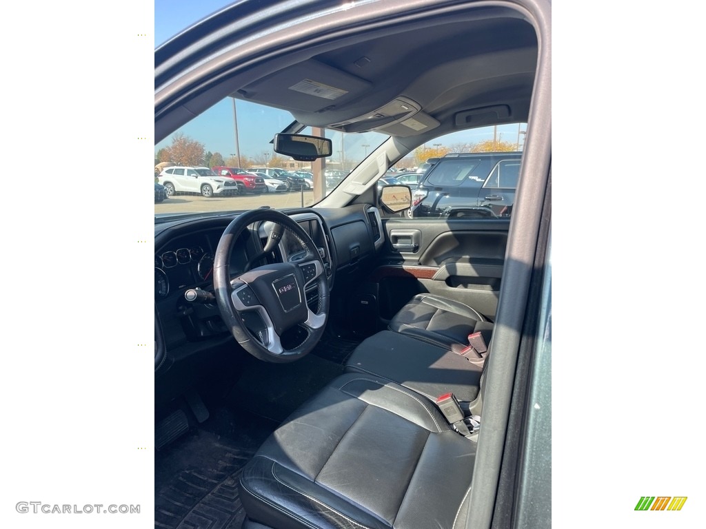 2017 Sierra 1500 SLT Crew Cab 4WD - Pepperdust Metallic / Jet Black photo #3