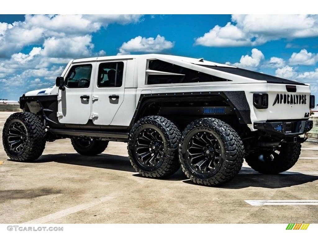 Bright White 2022 Jeep Gladiator Apocalypse Hellfire 6x6 Exterior Photo #145116549