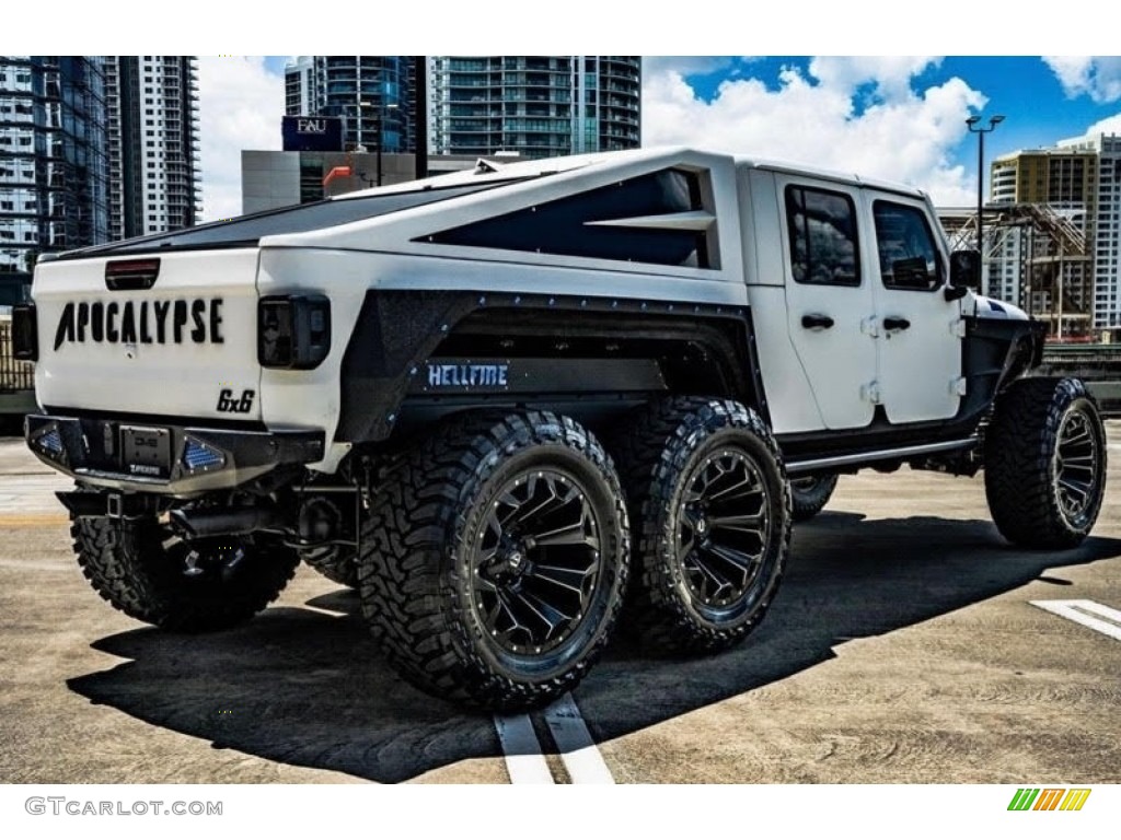 Bright White 2022 Jeep Gladiator Apocalypse Hellfire 6x6 Exterior Photo #145116573