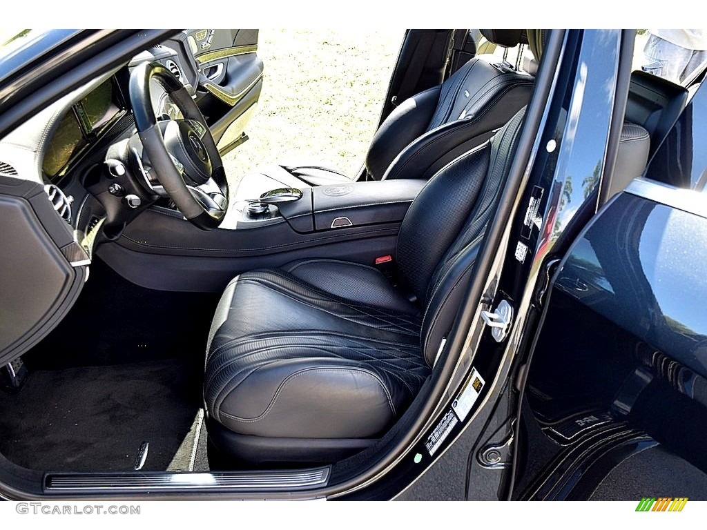 Black Interior 2017 Mercedes-Benz S 65 AMG Sedan Photo #145116624