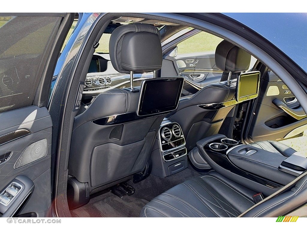 2017 Mercedes-Benz S 65 AMG Sedan Rear Seat Photo #145116867