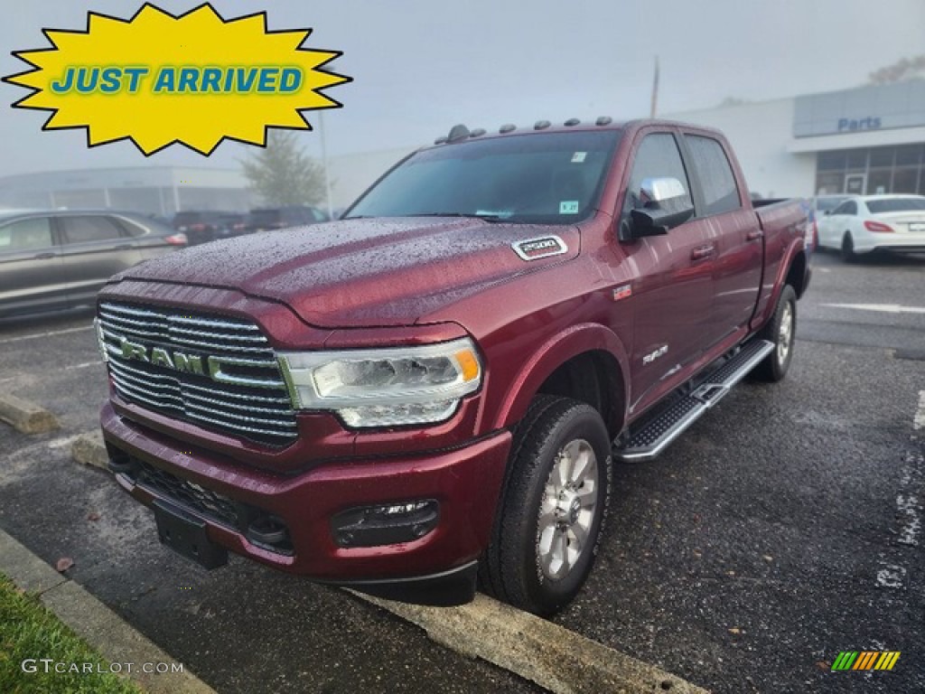 2022 2500 Laramie Crew Cab 4x4 - Delmonico Red Pearl / Black photo #1