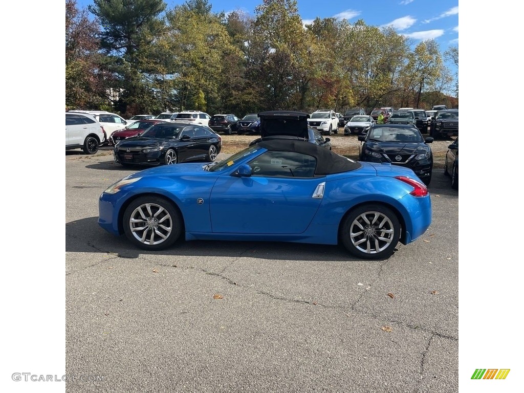 2010 370Z Touring Roadster - Monterey Blue / Black Leather photo #2