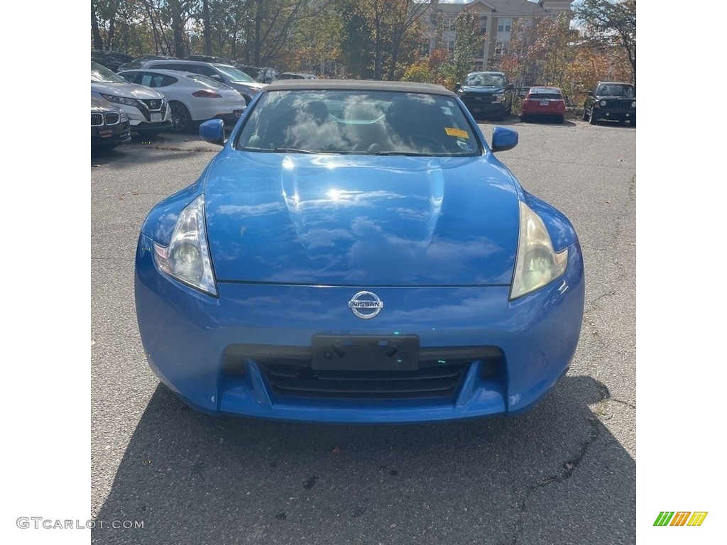 2010 370Z Touring Roadster - Monterey Blue / Black Leather photo #8