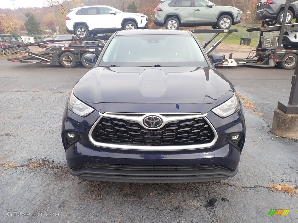 2020 Highlander LE AWD - Blueprint / Black photo #3
