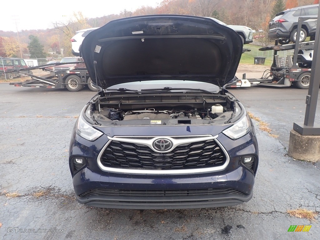 2020 Highlander LE AWD - Blueprint / Black photo #4