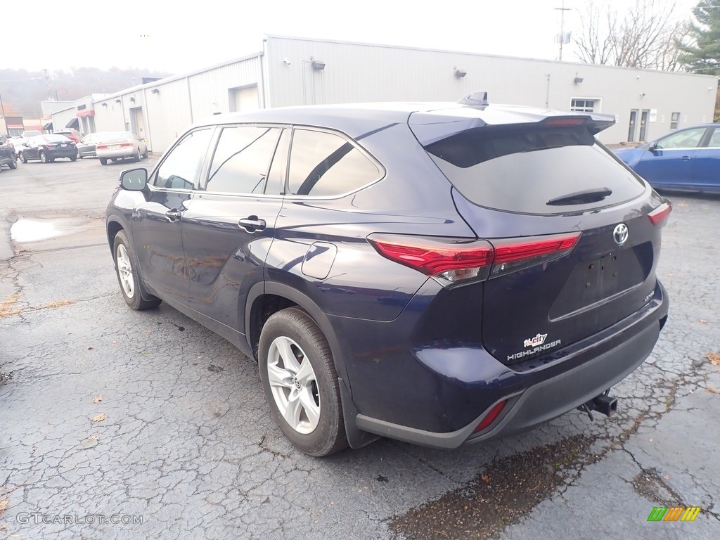 2020 Highlander LE AWD - Blueprint / Black photo #8