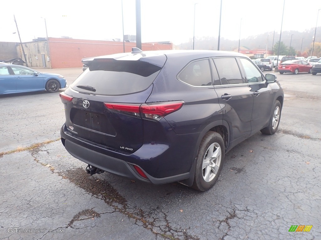 2020 Highlander LE AWD - Blueprint / Black photo #10