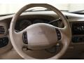 2001 Ford F150 Medium Parchment Interior Steering Wheel Photo
