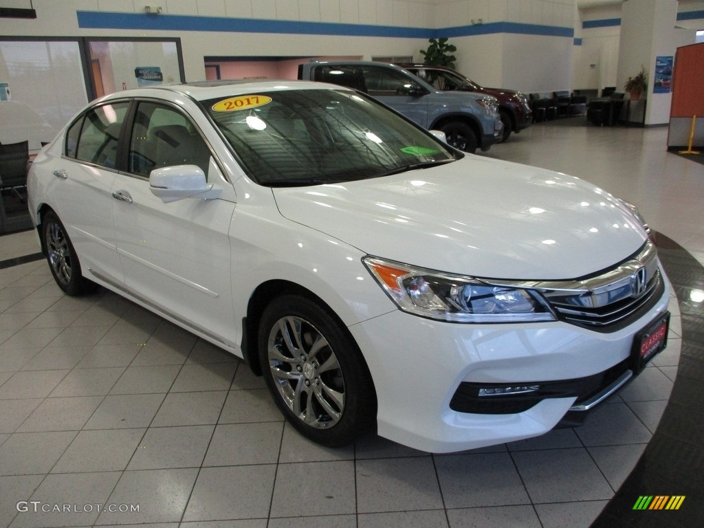 2017 Accord EX-L Sedan - White Orchid Pearl / Ivory photo #3