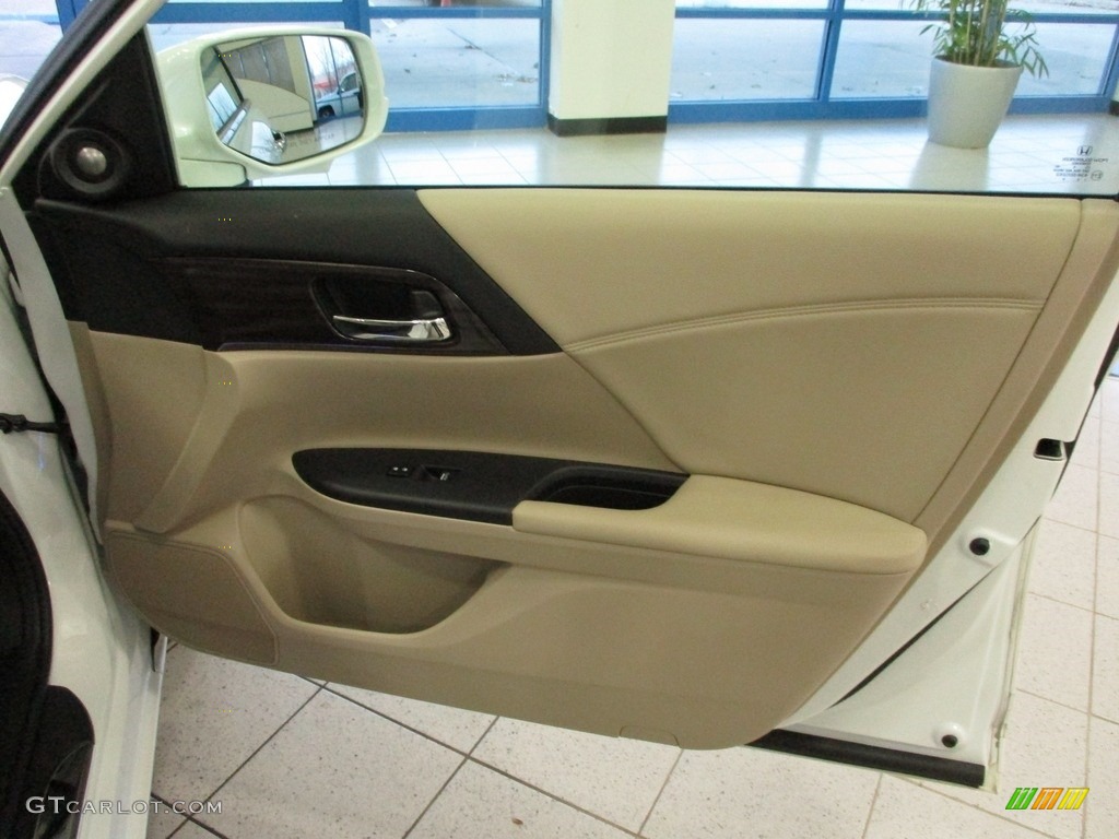 2017 Accord EX-L Sedan - White Orchid Pearl / Ivory photo #14