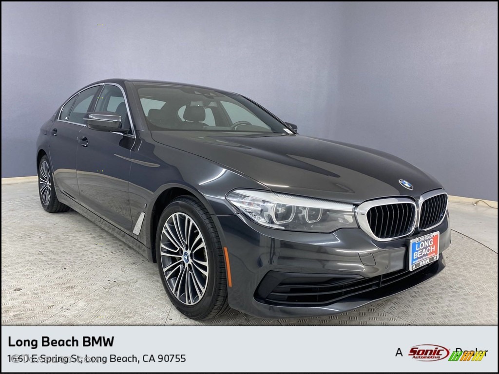 2019 5 Series 530e iPerformance Sedan - Dark Graphite Metallic / Black photo #1