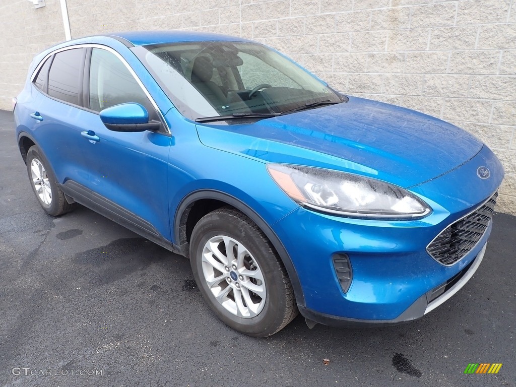 2020 Escape SE 4WD - Velocity Blue Metallic / Ebony Black photo #3