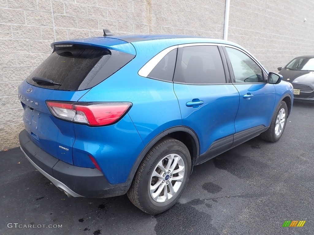 2020 Escape SE 4WD - Velocity Blue Metallic / Ebony Black photo #4