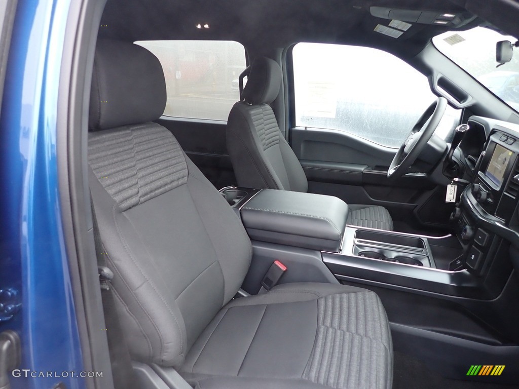 2022 F150 STX SuperCrew 4x4 - Atlas Blue Metallic / Black photo #9