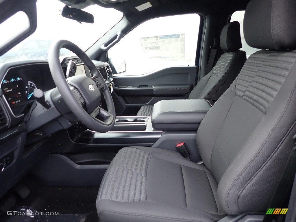 2022 F150 STX SuperCrew 4x4 - Atlas Blue Metallic / Black photo #14