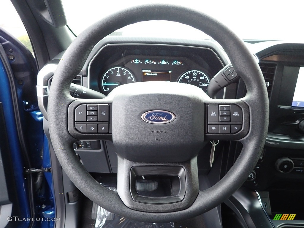 2022 F150 STX SuperCrew 4x4 - Atlas Blue Metallic / Black photo #19