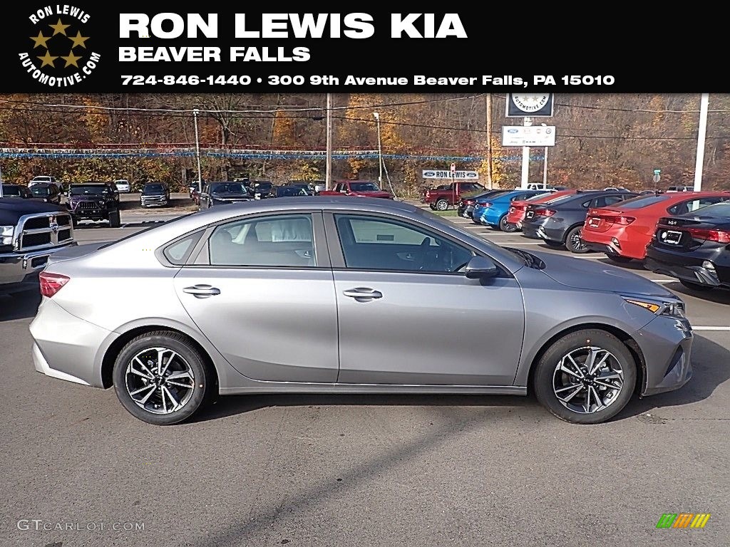 2023 Forte LXS - Steel Gray / Black photo #1