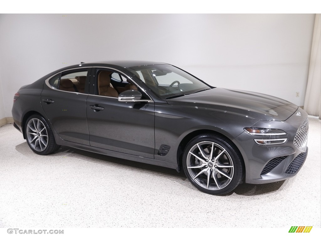 Makalu Gray 2022 Genesis G70 3.3T AWD Exterior Photo #145121202
