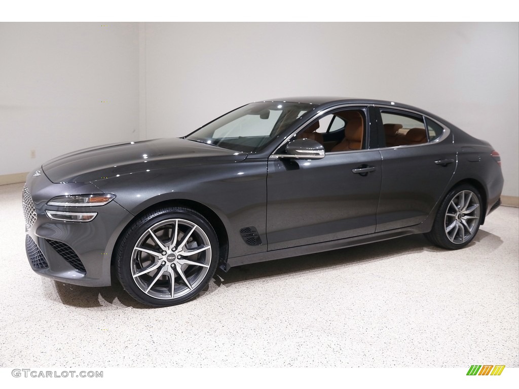 Makalu Gray 2022 Genesis G70 3.3T AWD Exterior Photo #145121244