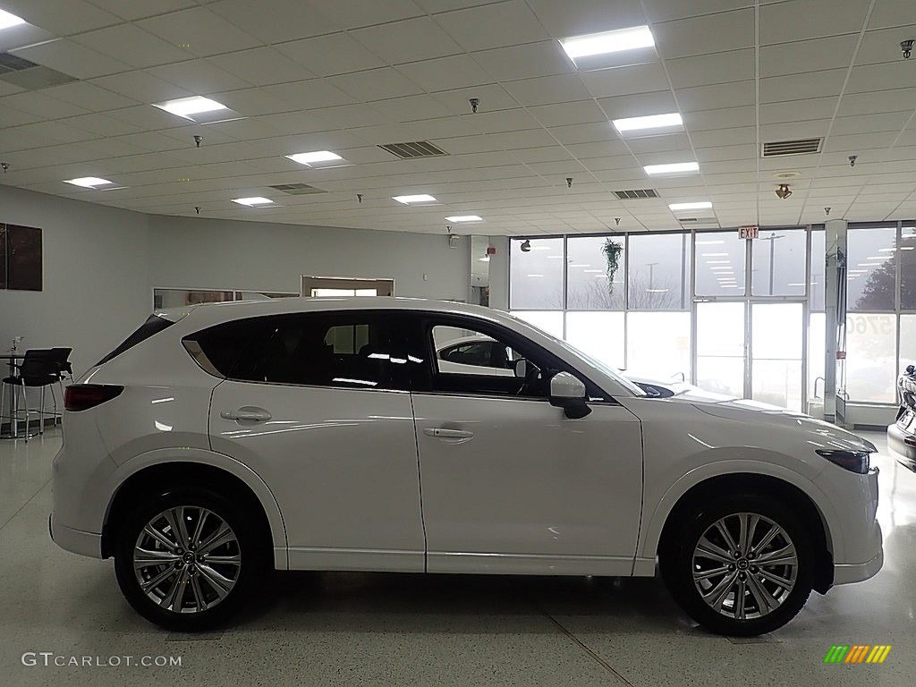 Rhodium White Metallic 2023 Mazda CX-5 Turbo Signature AWD Exterior Photo #145121280