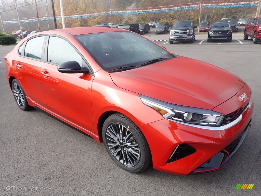 Fire Orange 2023 Kia Forte GT-Line Exterior Photo #145121742