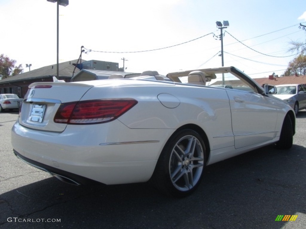 2014 E 350 Cabriolet - Diamond White Metallic / Silk Beige/Espresso Brown photo #10