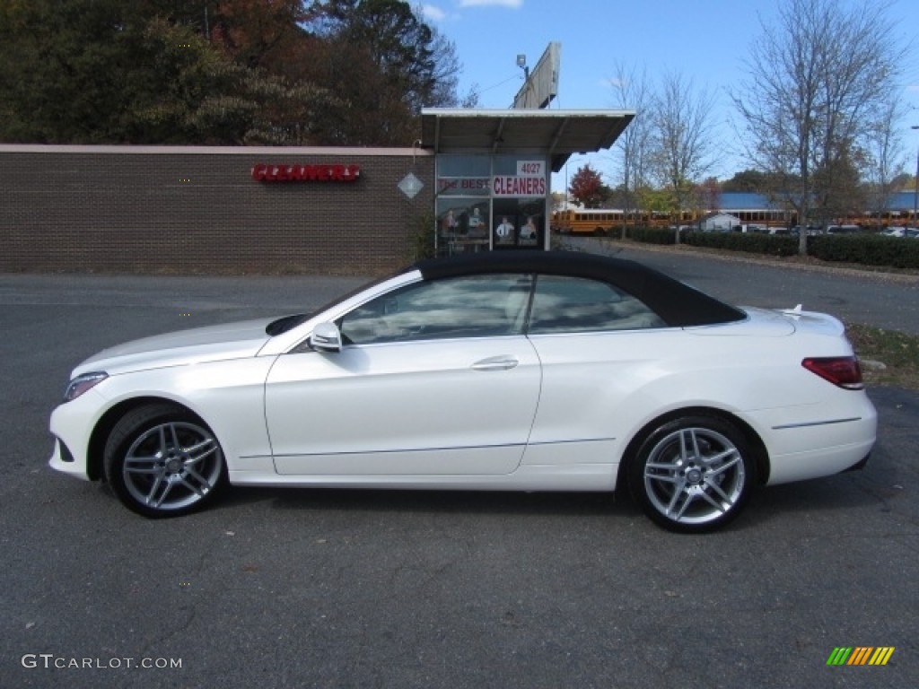 2014 E 350 Cabriolet - Diamond White Metallic / Silk Beige/Espresso Brown photo #12