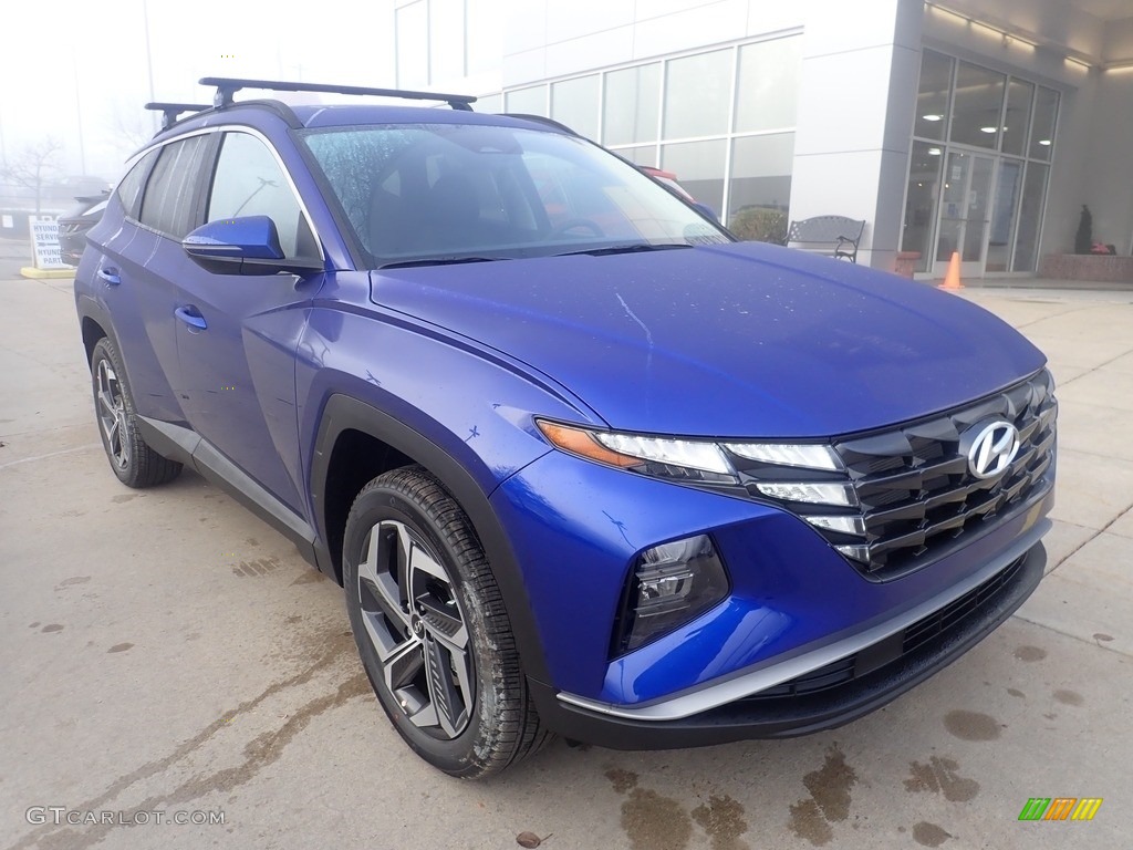 2023 Tucson SEL AWD - Intense Blue / Black photo #9