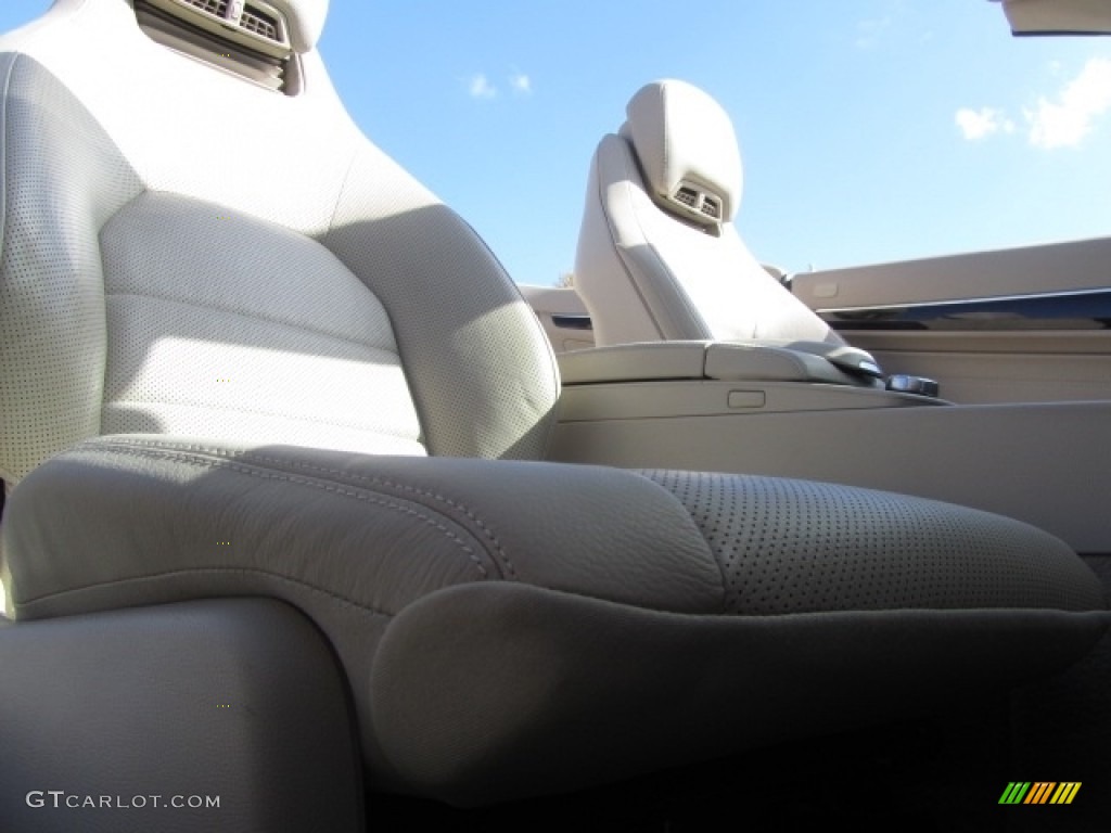 2014 E 350 Cabriolet - Diamond White Metallic / Silk Beige/Espresso Brown photo #24