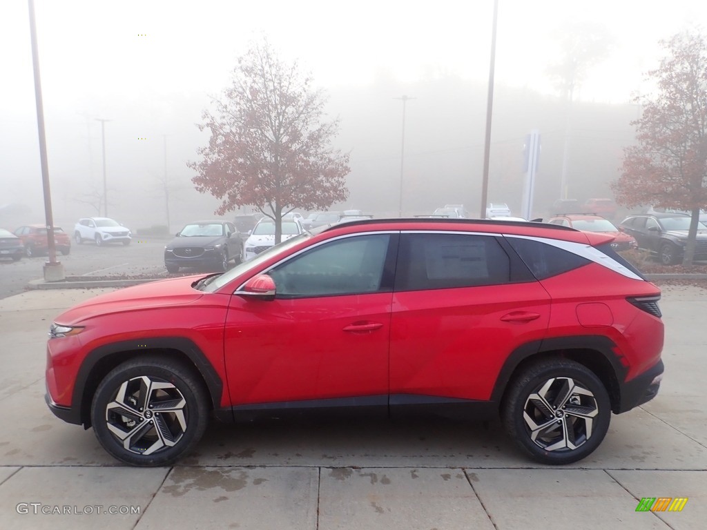 2023 Tucson Limited AWD - Calypso Red Pearl / Gray photo #6