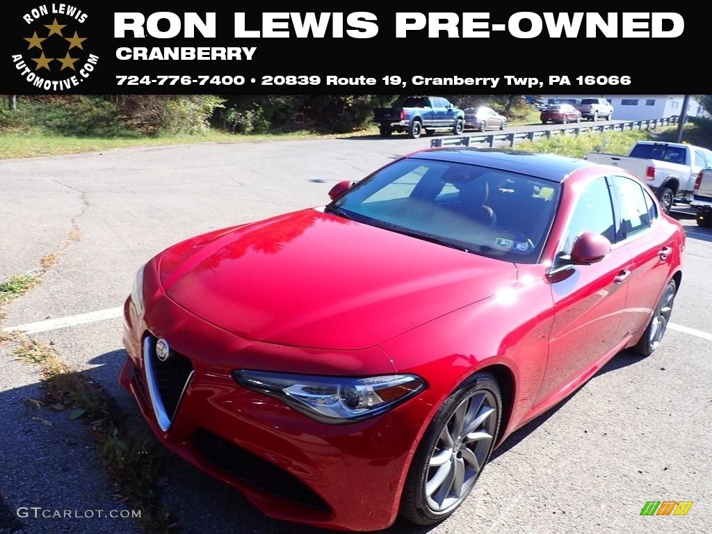 2017 Giulia RWD - Rosso Alfa (Red) / Black photo #1