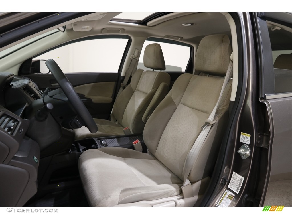 2014 CR-V EX AWD - Urban Titanium Metallic / Beige photo #5